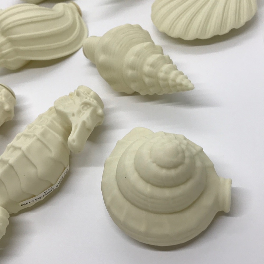 Vintage Old World Christmas Seashell Light Covers - Picture 3 of 6